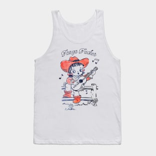 Tanya Tucker / Retro Style Country Fan Design Tank Top